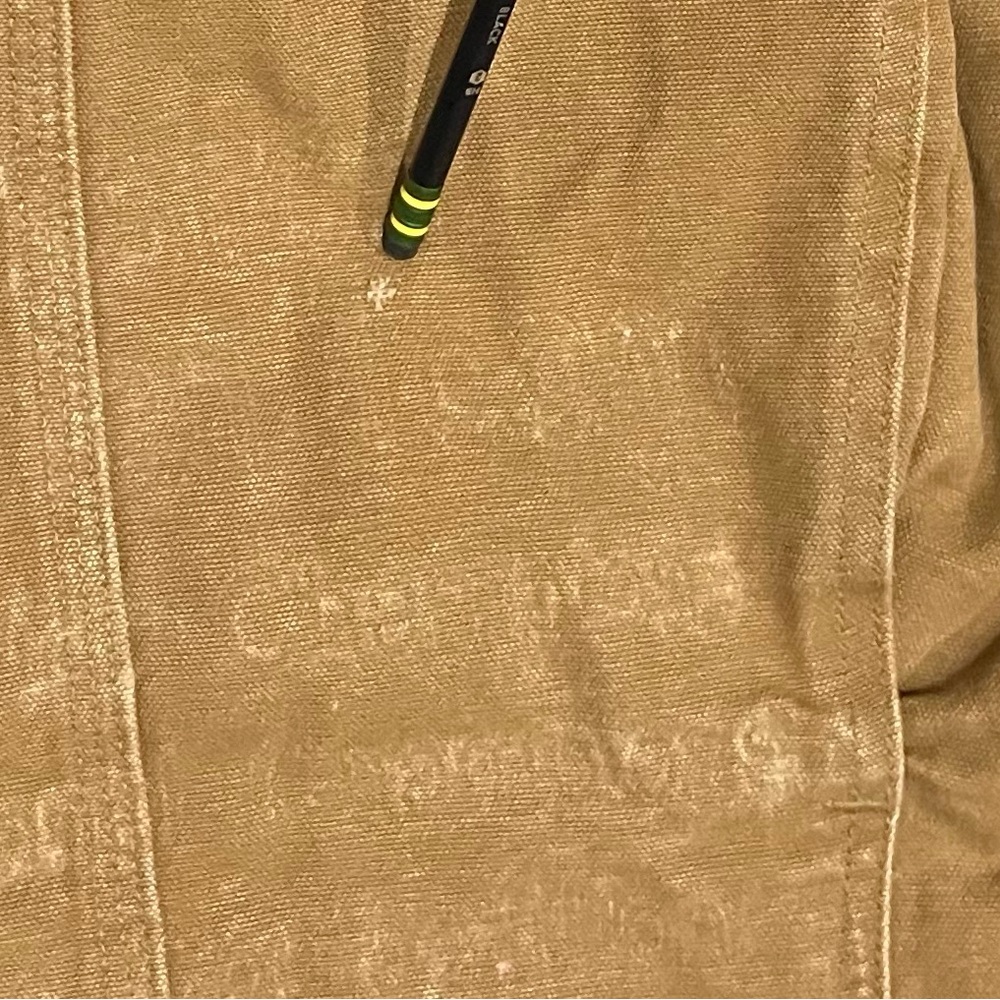 Vintage Carhartt Women M Detroit Jacket Sherpa Lined Wj097 Cml Brown Tan Y2k - Picture 11 of 14